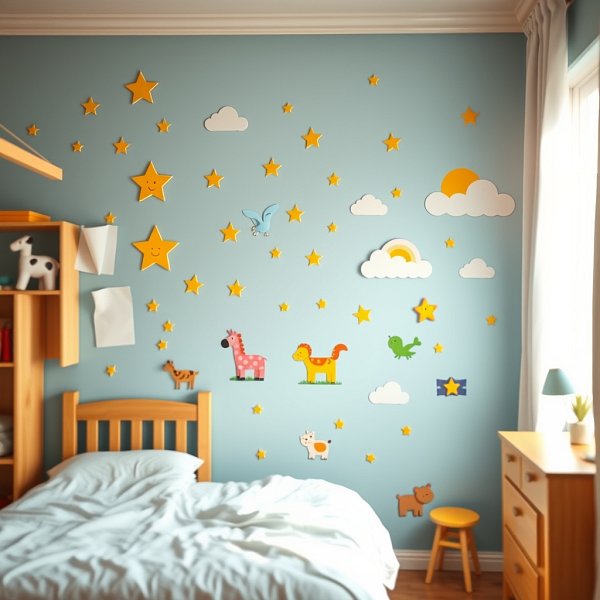 Samolepky na zeď pro děti: Jak vybrat ty správné?